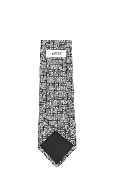 Kravata Moschino šedý